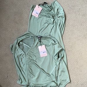 Missguided Shirt and Skirt Set. New with tags.